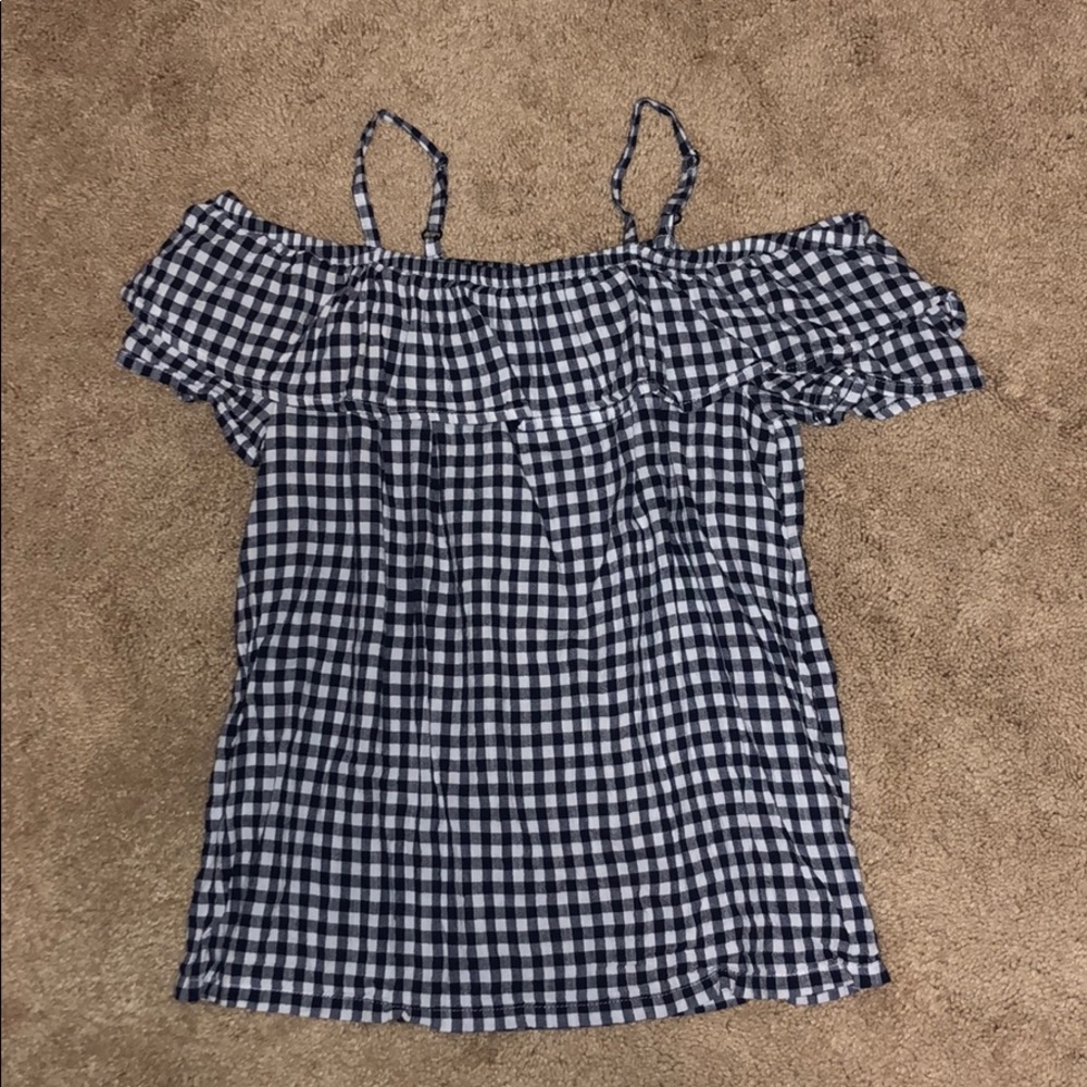 old navy off the shoulder girls tank top
